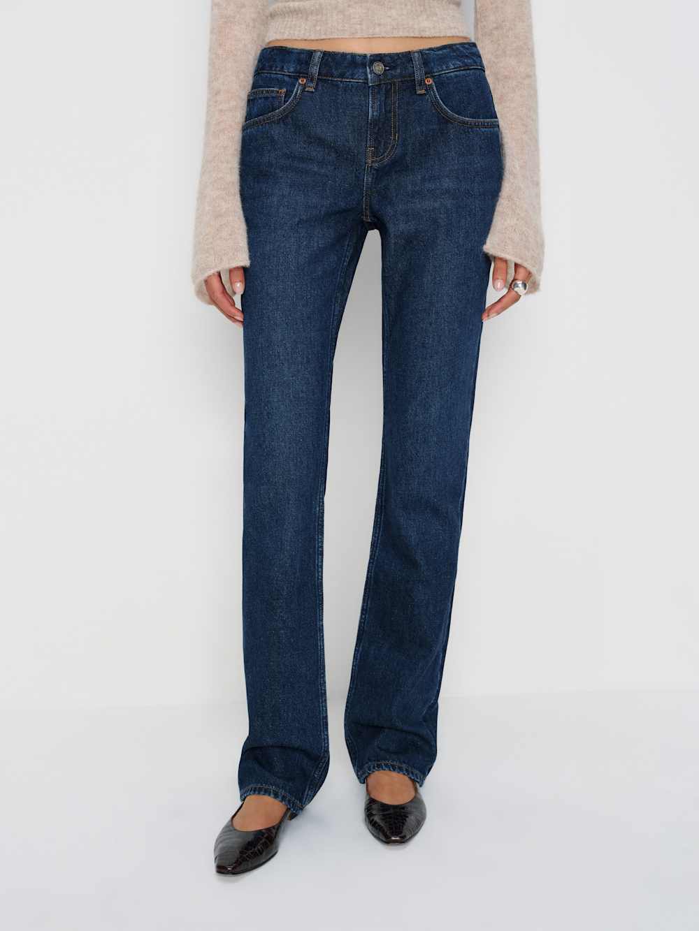 Jade Low Rise Slim Leg Jeans