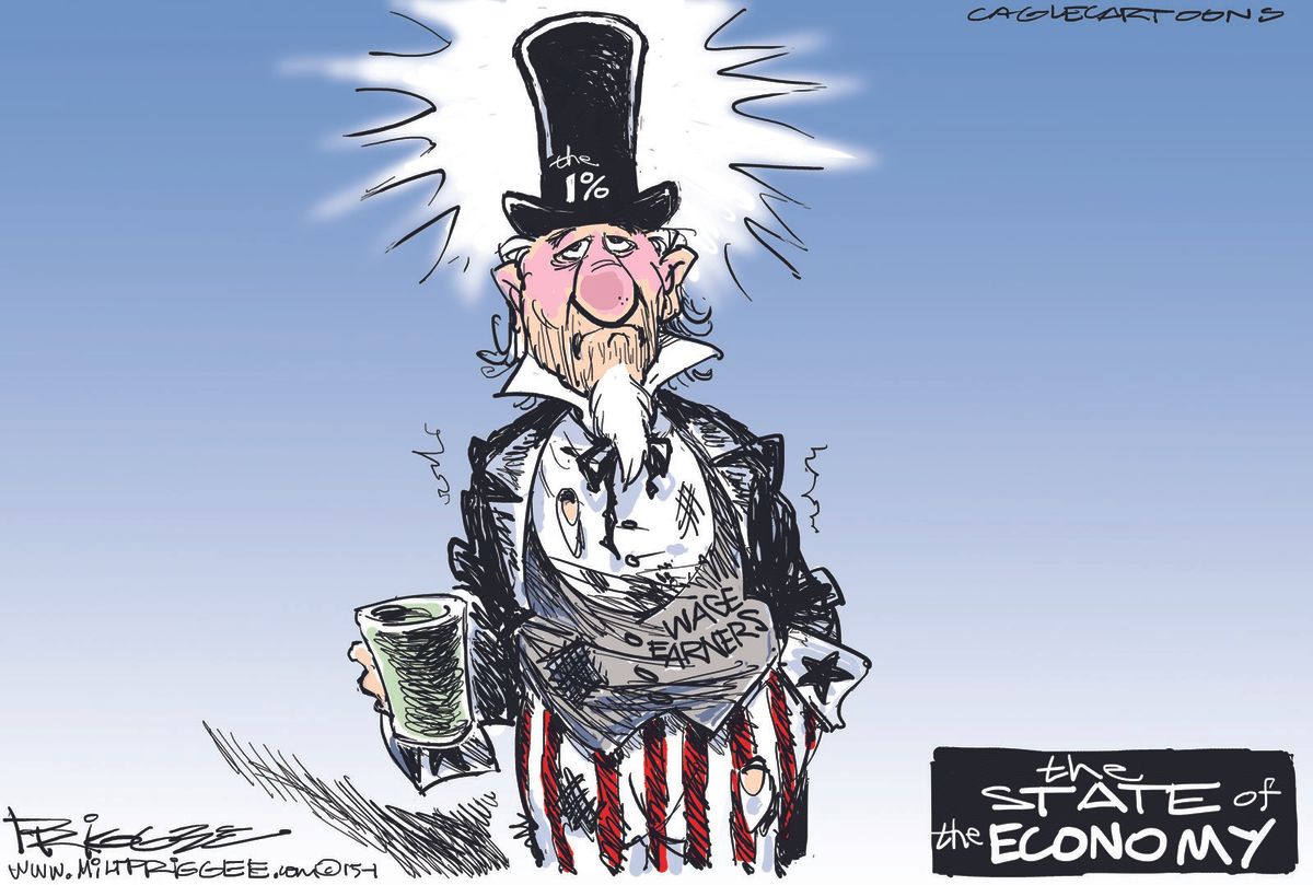 Political cartoon U.S. State of the economy | The Week