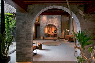 arches in passivhaus hutong redesign