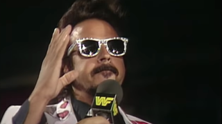 Jimmy Hart giving interview in WWE
