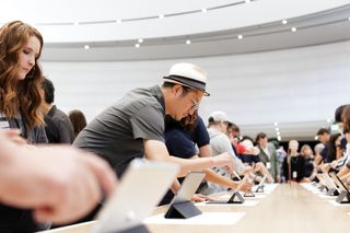 Apple Keynote Event Guests iPad