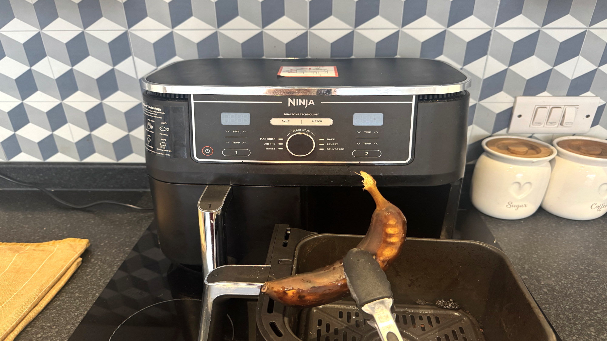 Banana ripened in ninja foodi max dual