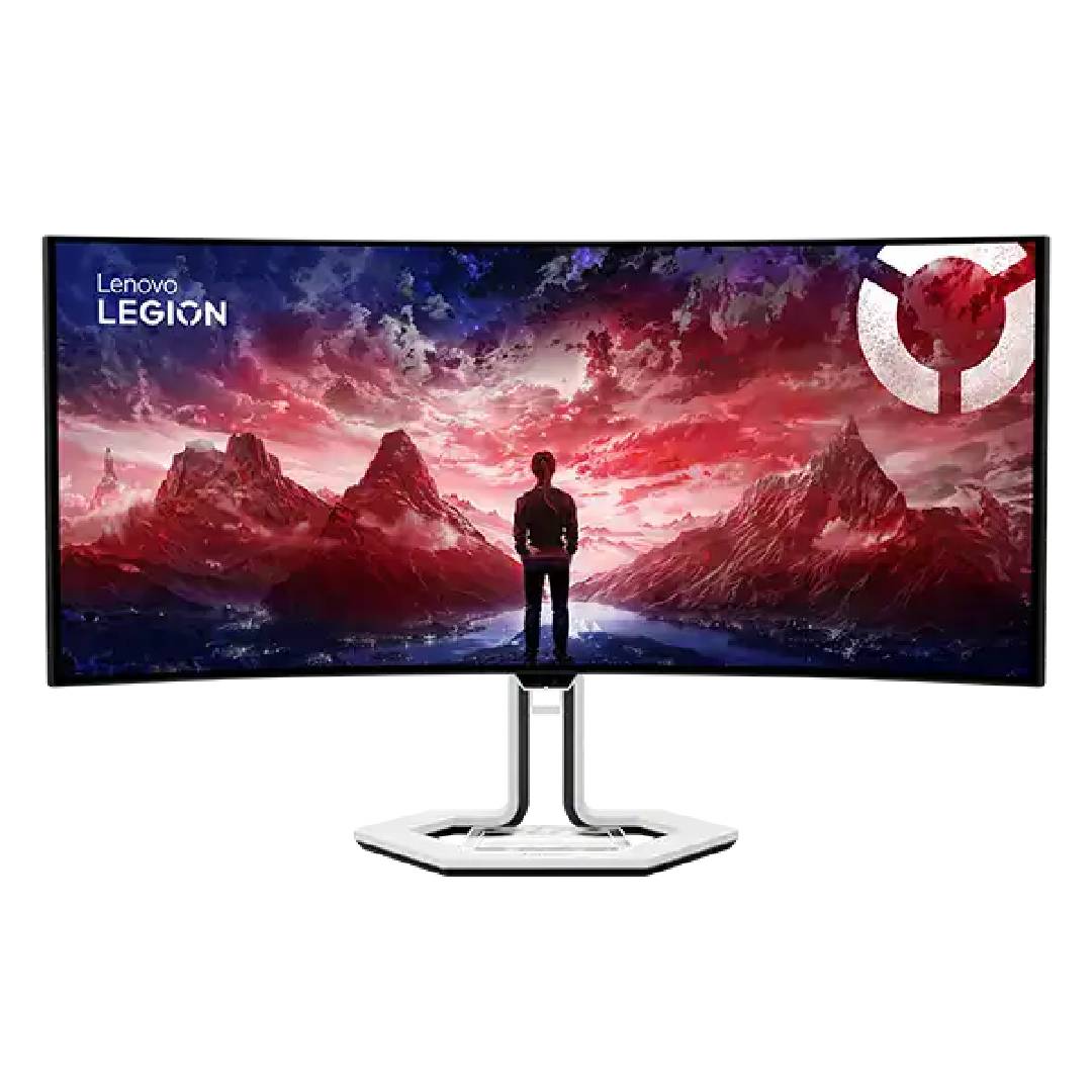 Lenovo Legion Pro 34WD-10 OLED monitor on white background