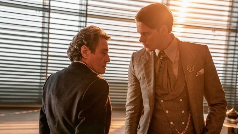 Ian McShane and Bill Skarsgard in John Wick: Chapter 4