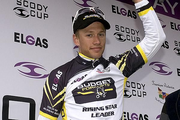 Richard Lang from New South Wales remains in the Budget Forklifts Rising Star jersey of the tour.