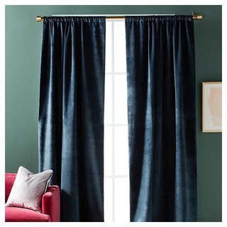 Velvet Slub Blackout Curtain from Anthropologie