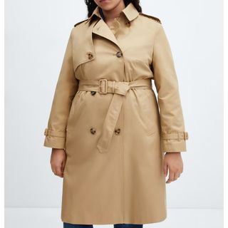 Mango Classic Trench Coat with Belt 