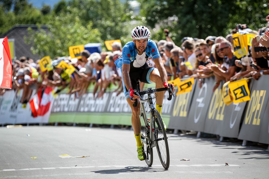 Markus Eibegger (Team Felbermayr - Simplon Wels) finishes second and moves into overall lead