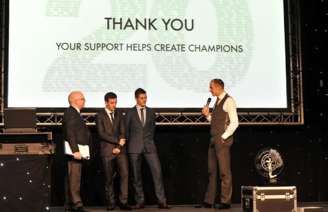 Yates, Swift and Stannard were guests at the Dave Rayner Fund dinner