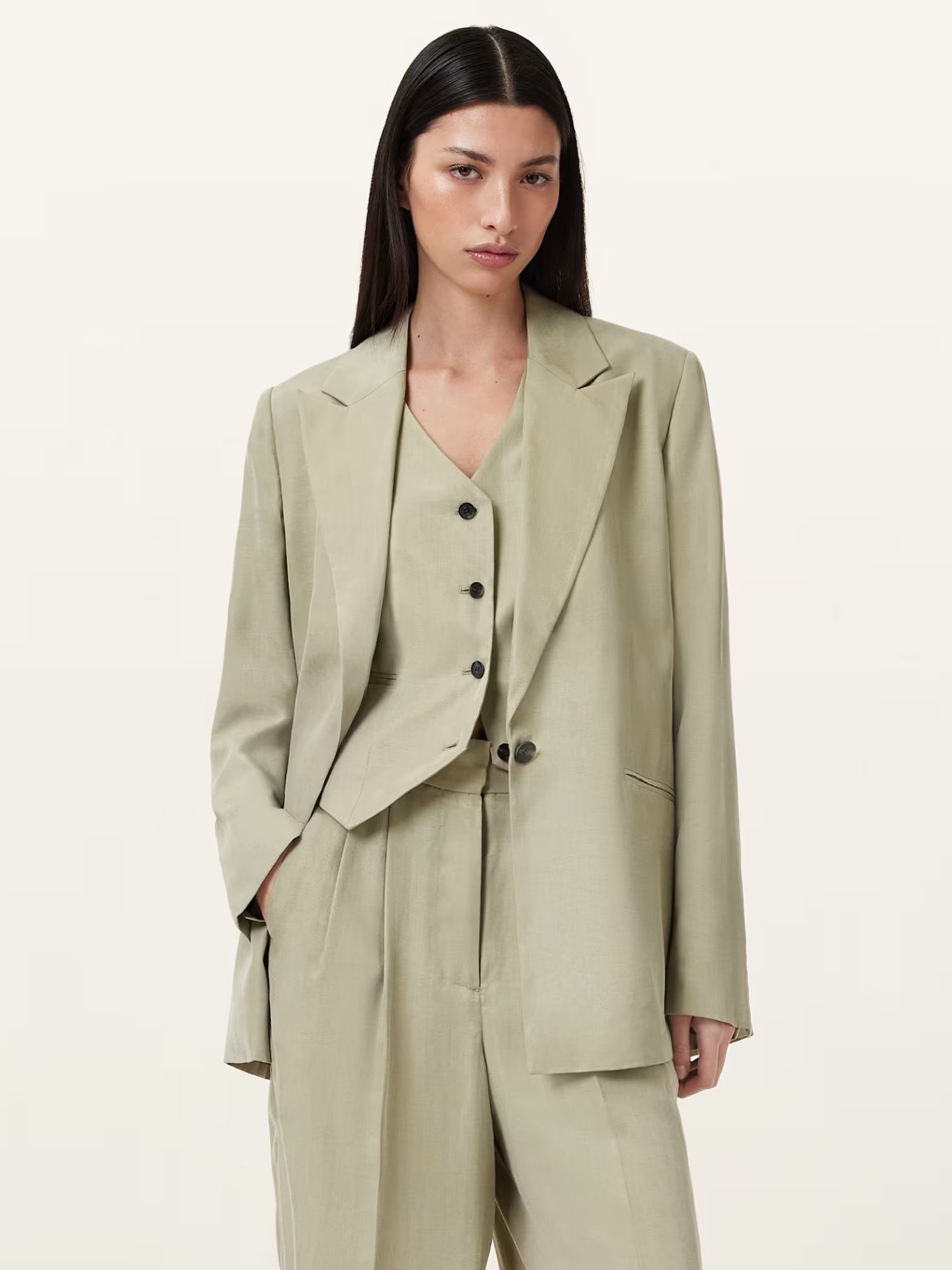 All Saints Averie Relaxed Fit Blazer