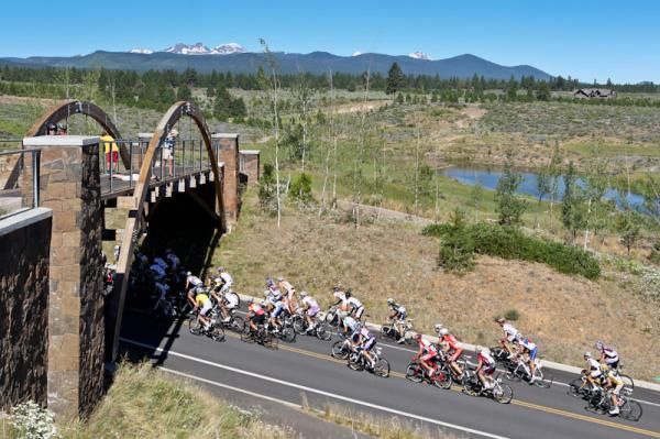 Riders head out towards the mountains for a long day in the saddle