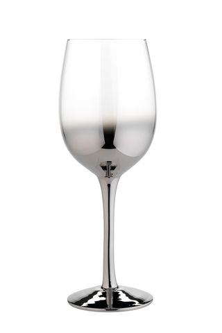 Silver Fade Wine Glass, £4