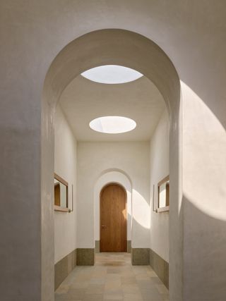 dua villa is an indian villa of minimalist shapes and play of light and shadow