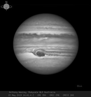 Anthony Wesley captured this view of Jupiter on May 22, 2019, from the town of Rubyvale in Queensland, Australia.