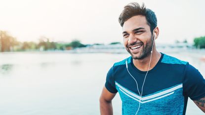 Active man on a run