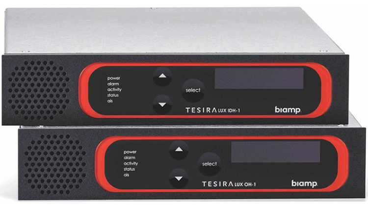 Biamp’s AVB-Based TesiraLUX Video Streaming Solution Now Shipping