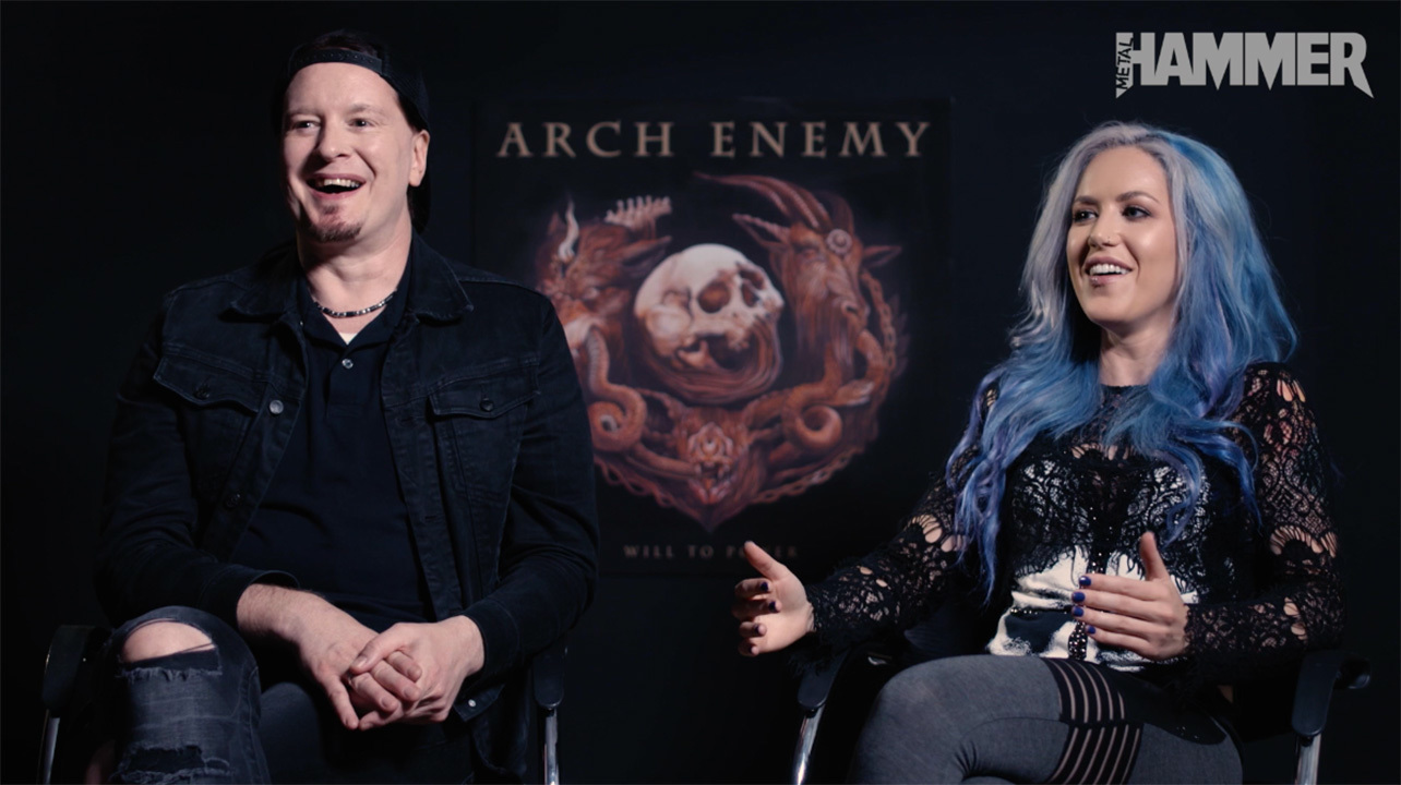 Michael Amott and Alissa White-Gluz from Arch Enemy