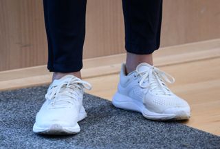 Kate Middleton wearing lululemon Chargefeel trainers