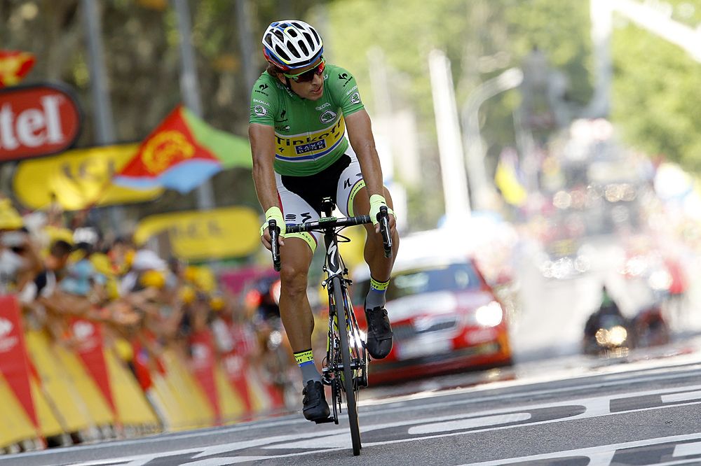 Peter Sagan (Tinkoff-Saxo) was forced to settle for second place in Gap
