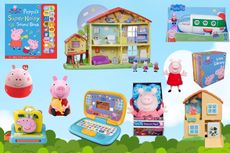 Collage showing some of the best Peppa Pig toys