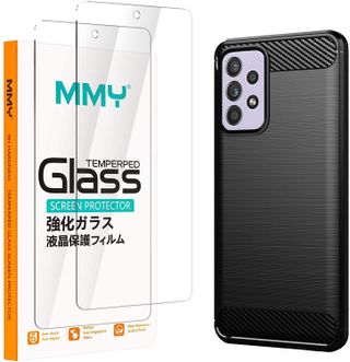 MMY Case And Tempered Glass Galaxy A72 Render