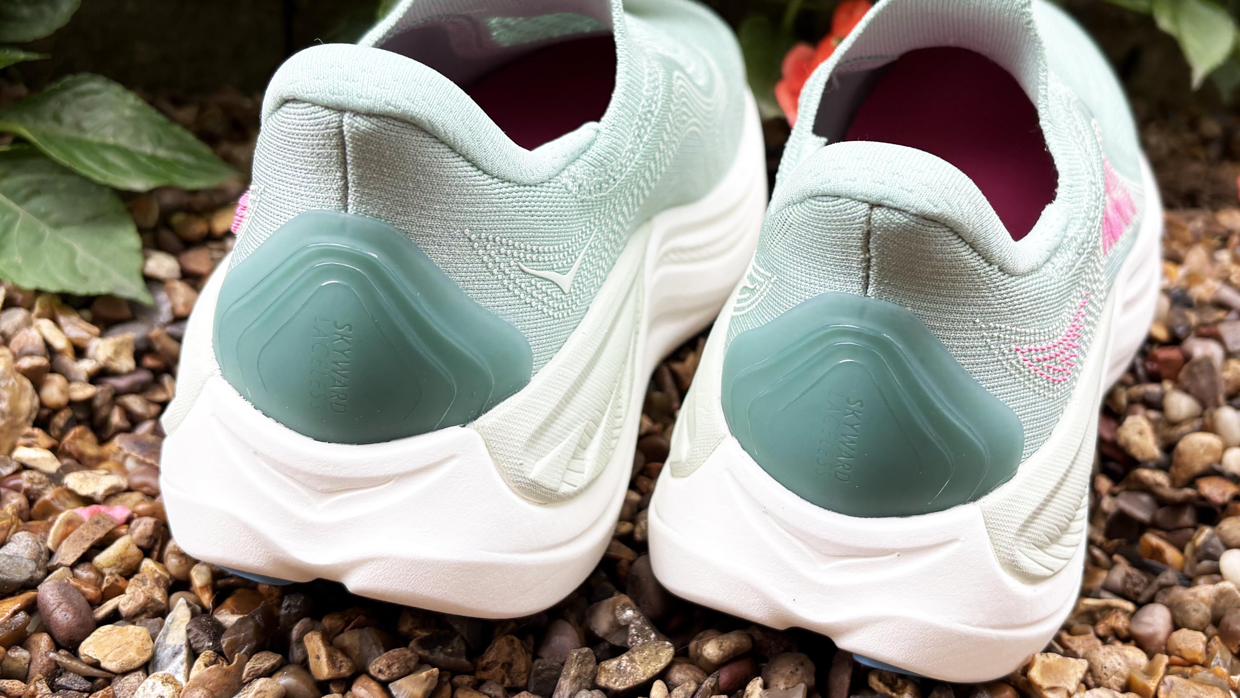 a photo of the Hoka Skyward Laceless recovery shoe