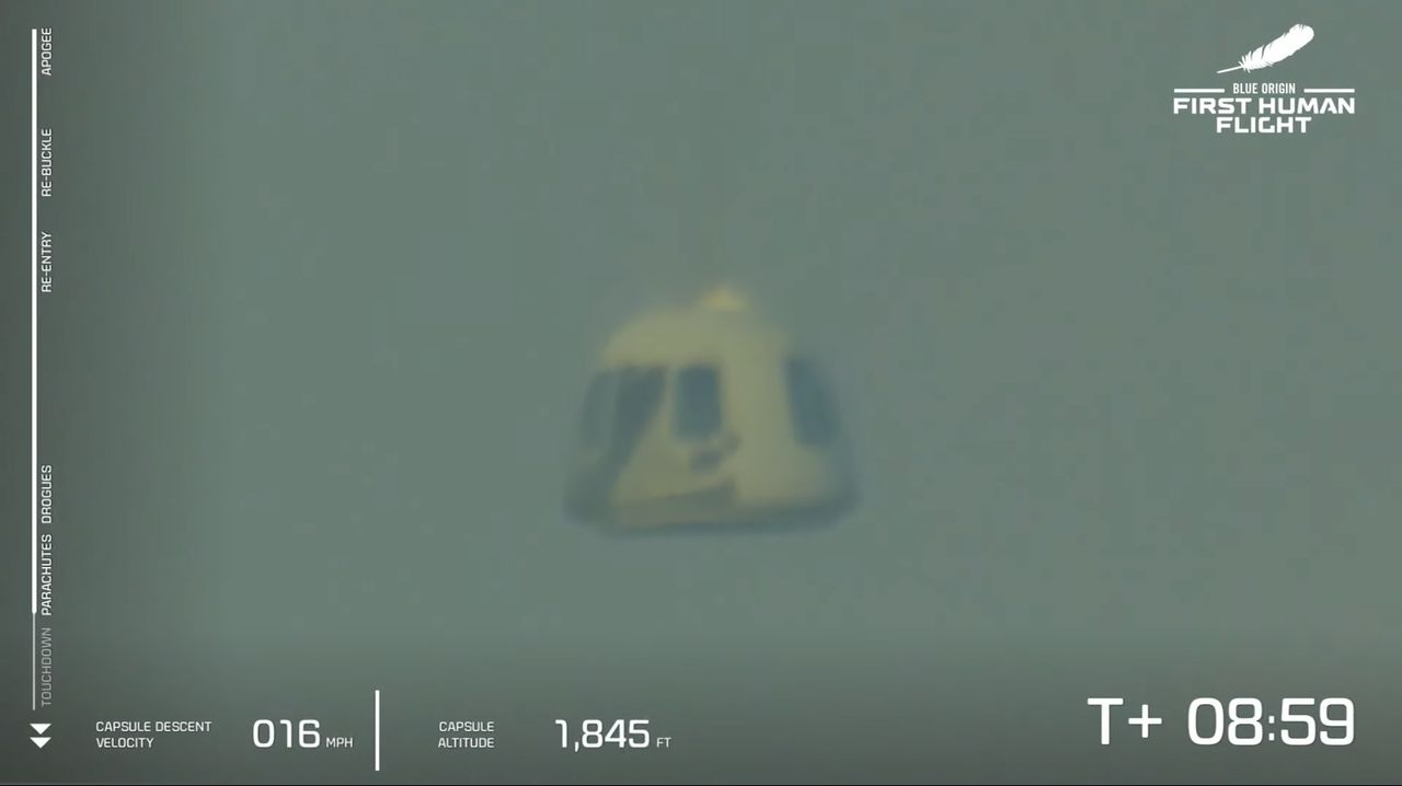 Blue Origin made history when four passengers, including Jeff Bezos, lifted off and made it to space aboard New Shepard.