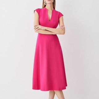 pink dress A-Line fit