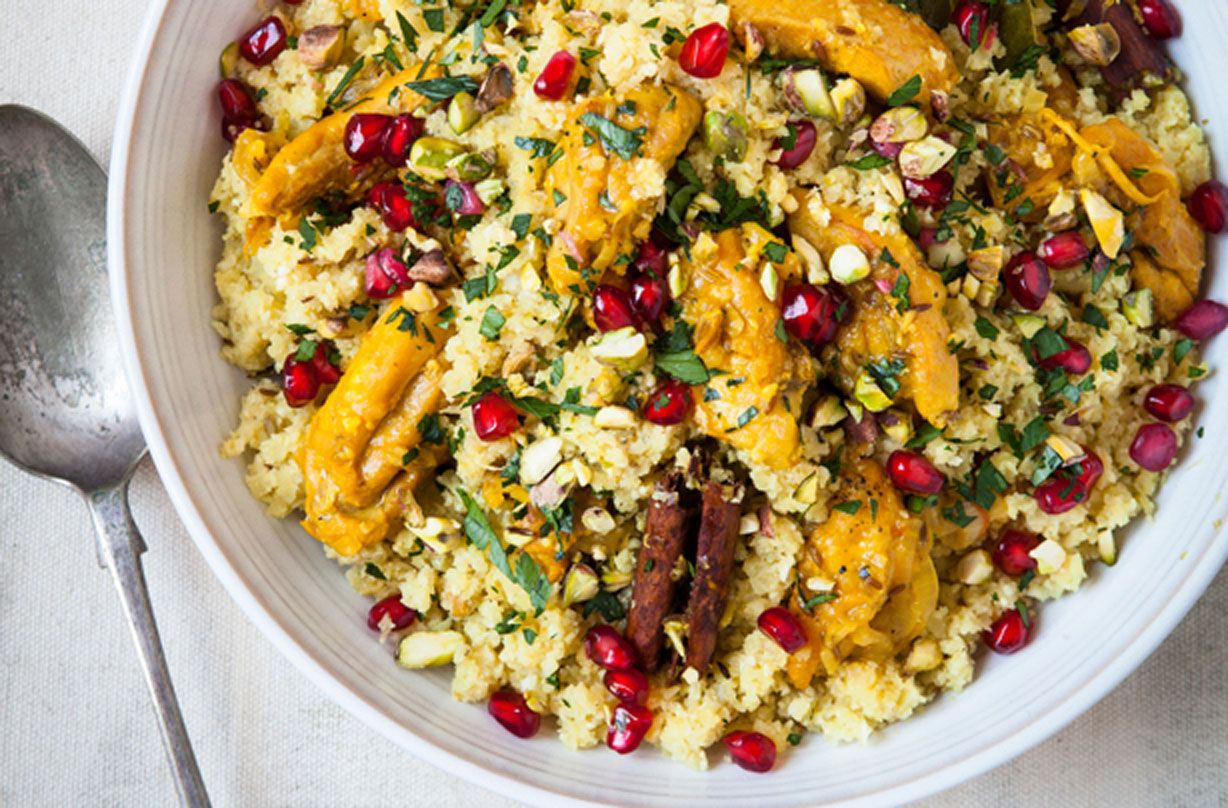 Hairy Bikers' cauliflower and chicken pilaf Dinner Recipes GoodtoKnow
