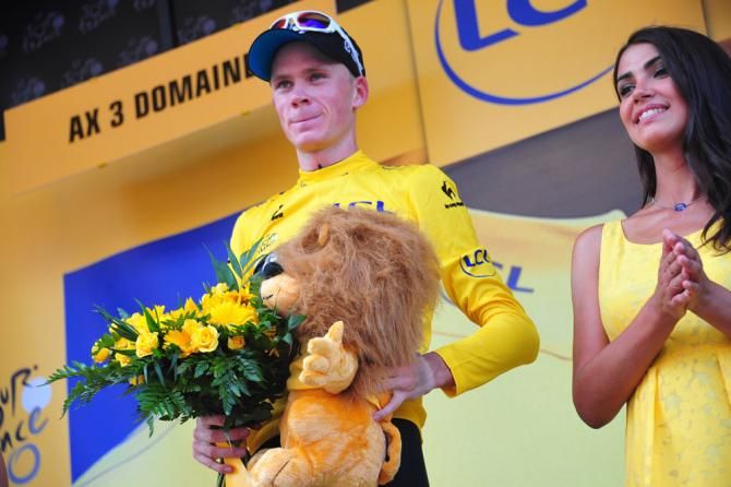 Tour de France leader Chris Froome (Sky)