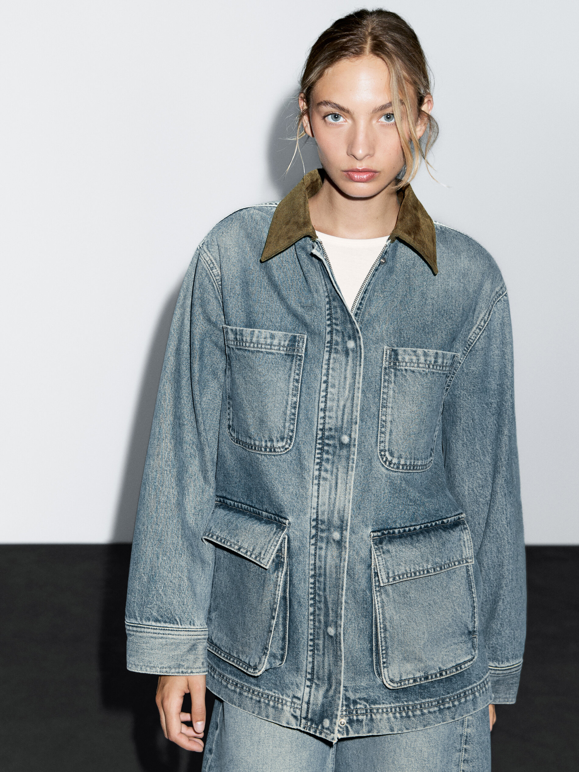 Denim Jacket With Pockets