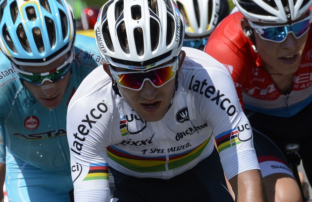 Michal Kwiatkowski in the stage 11 breakaway.
