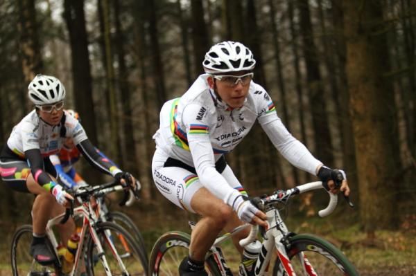 World champion Giorgia Bronzini (Diadora-Pasta Zara) was targetting this race