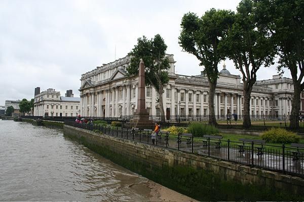 The magnificent palatial building of the old Naval College.