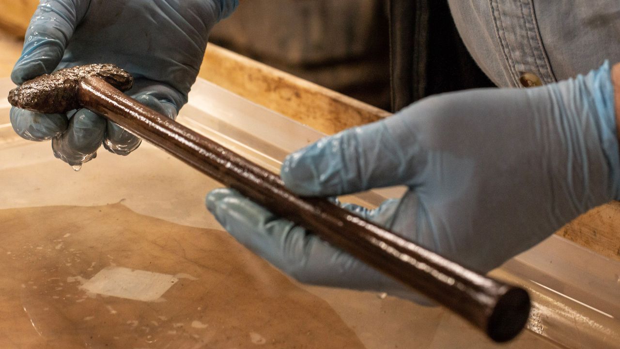 Researchers are still debating how to best preserve the Bronze Age ax.