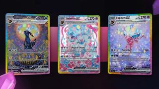 Prismatic Evolitions trading card deals Umbreon ex, Sylveon ex, Espeon ex