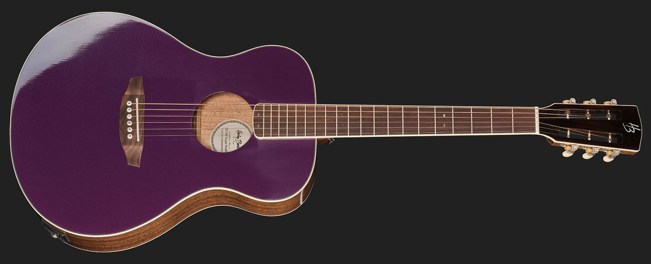 Harley Benton CLF-50E Parlor Metallic: the compact-bodied acoustic has been launched with a range of metallic finishes.