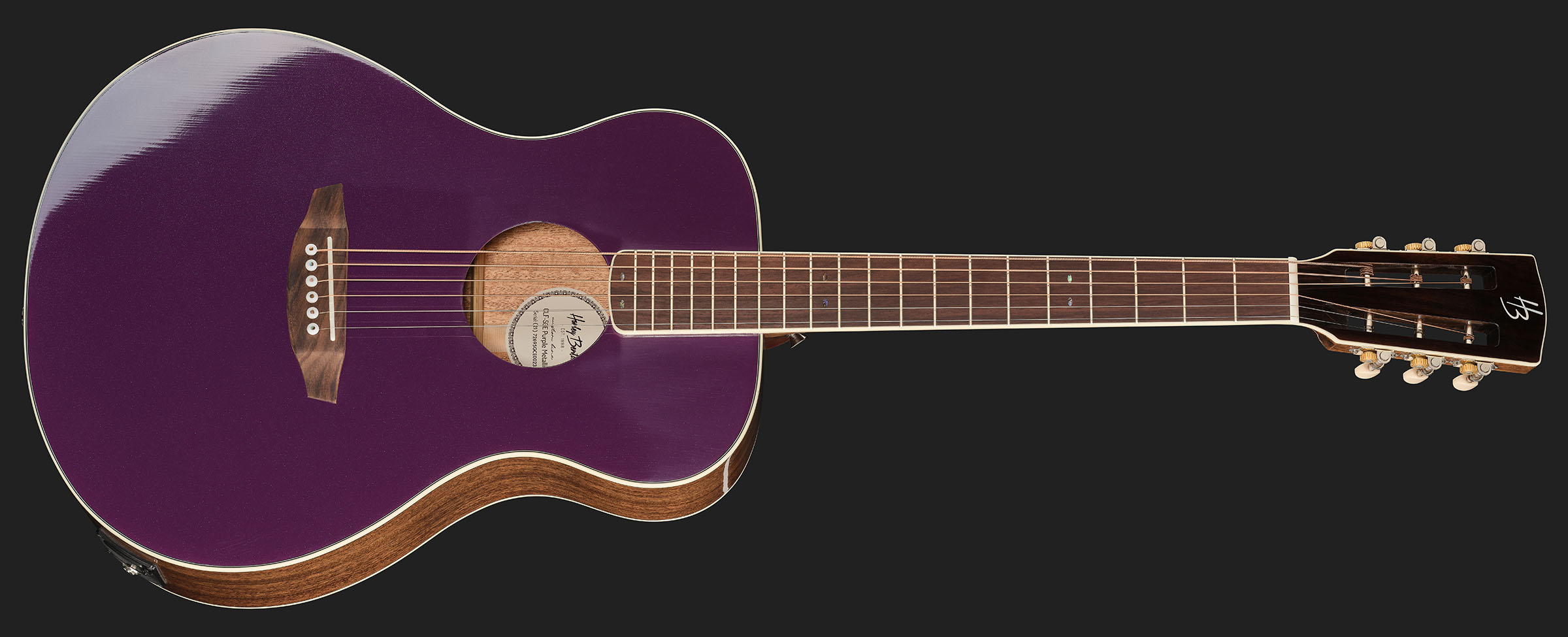 Harley Benton CLF-50E Parlor Metallic: the compact-bodied acoustic has been launched with a range of metallic finishes.