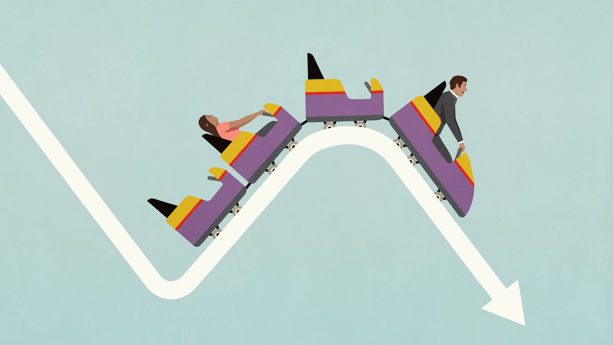 stocks rollercoaster