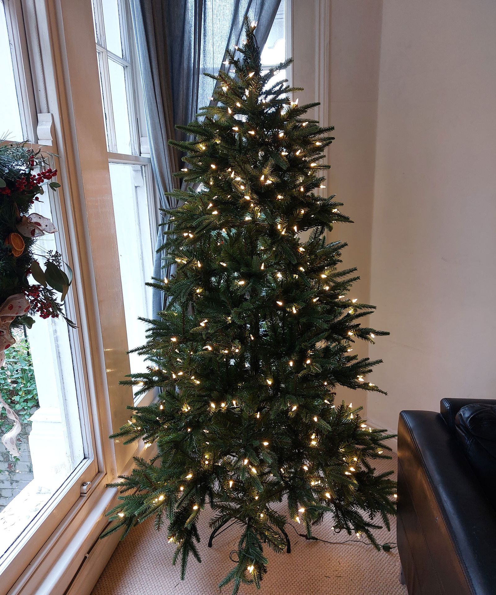 We try the artificial Christmas tree hack to make it look fuller