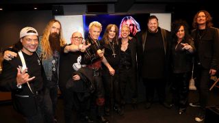 Robert Trujillo, Zakk Wylde, Maynard James Keenan, Billy Idol, Ozzy Osbourne, Jelly Roll, Steve Stevens and Adam Wakeman during the 2024 Rock & Roll Hall Of Fame Induction Ceremony