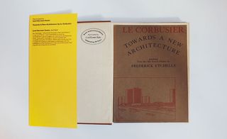 Lord Norman Foster also chose a Le Corbusier tome, 'Towards a New Architecture'