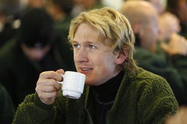 Gustav Erik Larsson enjoys a relaxed moment.