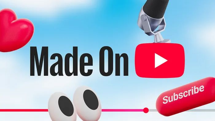 A graphic that says &quot;Made On&quot; with the YouTube logo