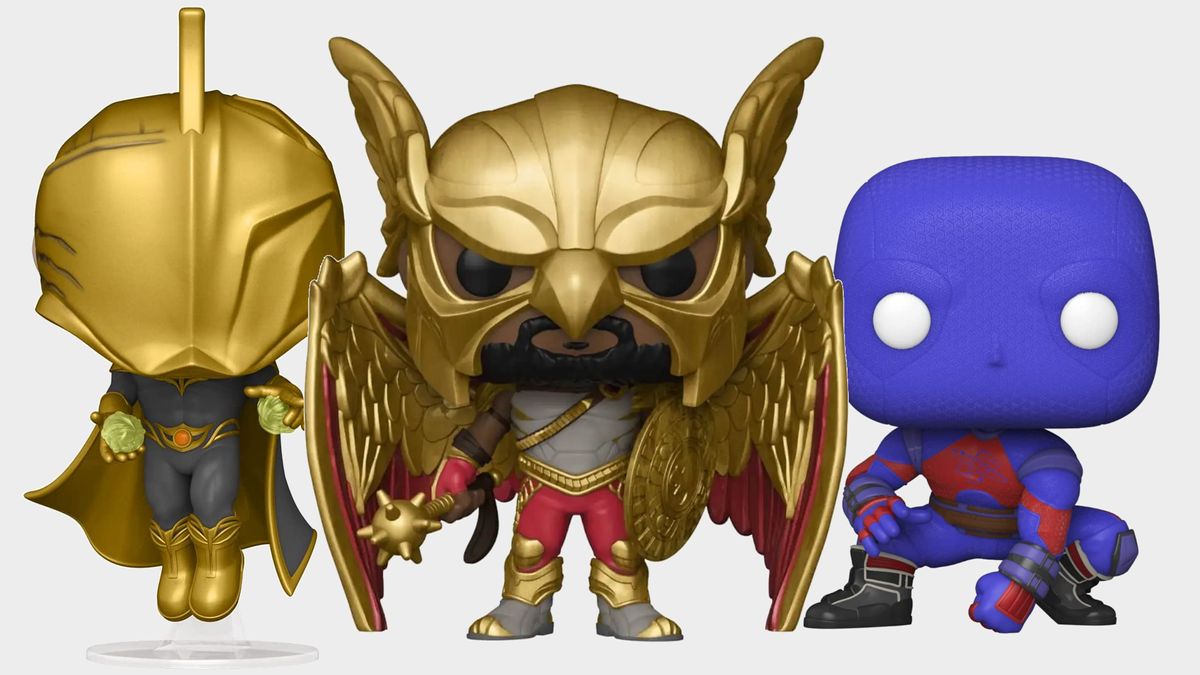 Funko POP! Dr. Fate, Hawkman, Atom figures