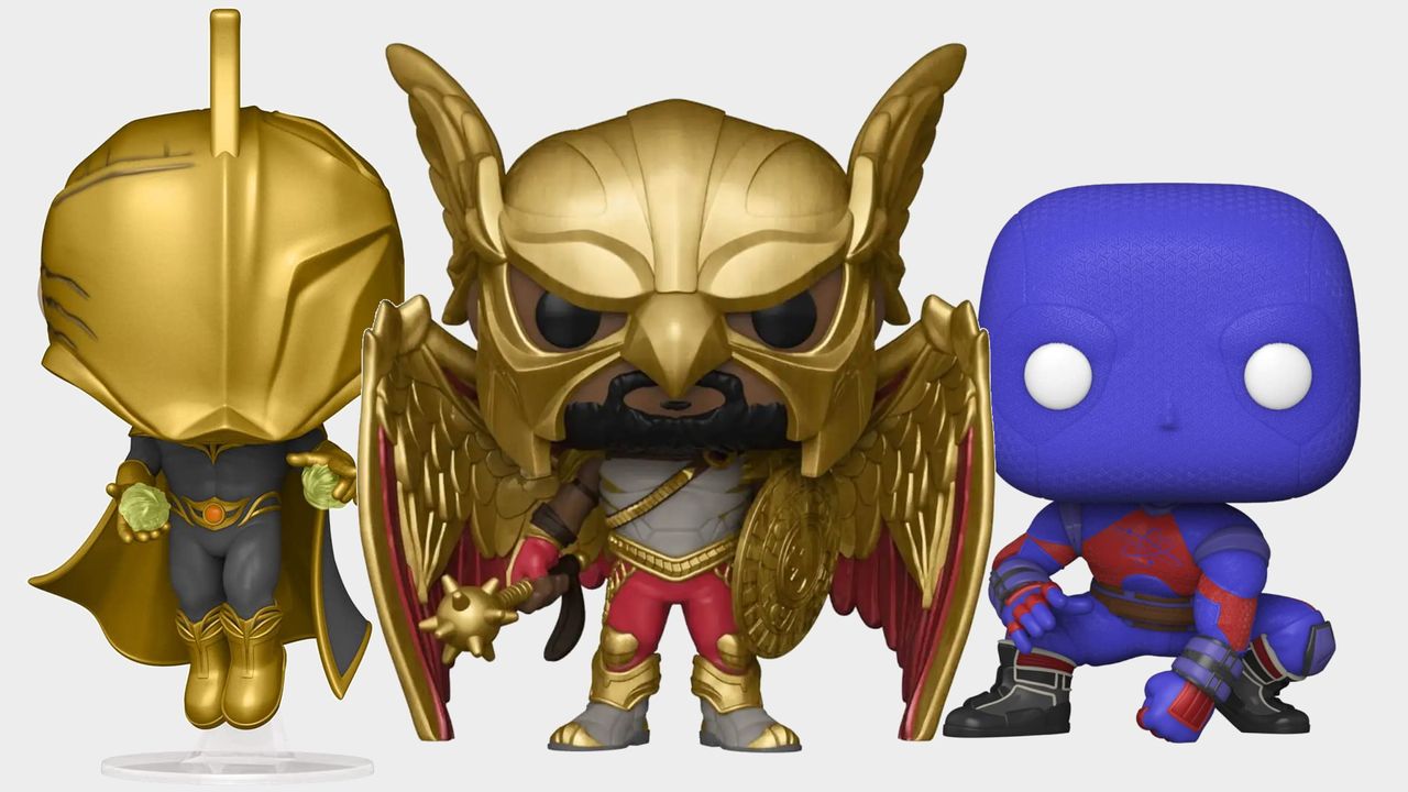 Funko POP! Dr. Fate, Hawkman, Atom figures