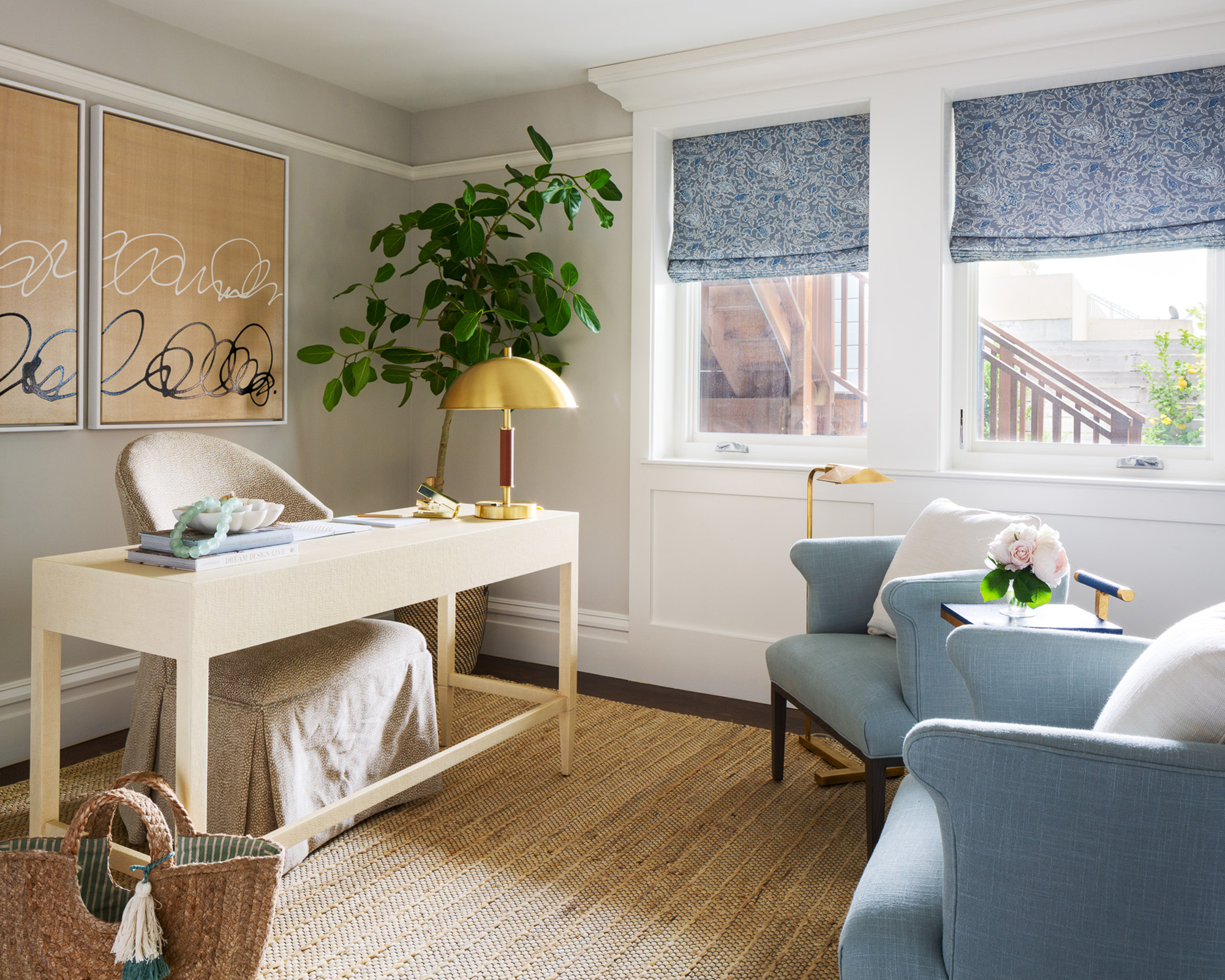 small home with a modern update