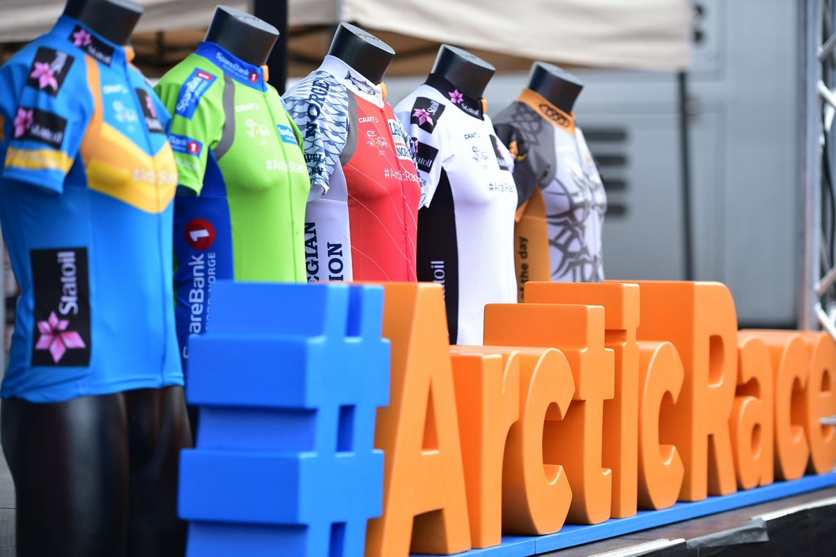 The leader's jersey at the Arctic Race