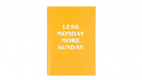 Paperchase A5 Less Monday Notebook
