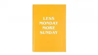 Paperchase A5 Less Monday Notebook